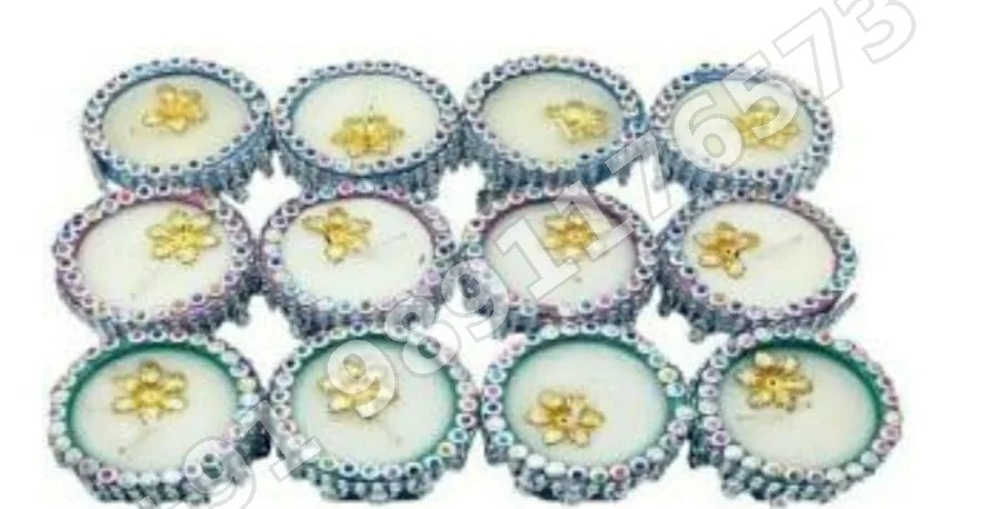 CLAY WAX DIYAS 12 PCS READY TO DECOR